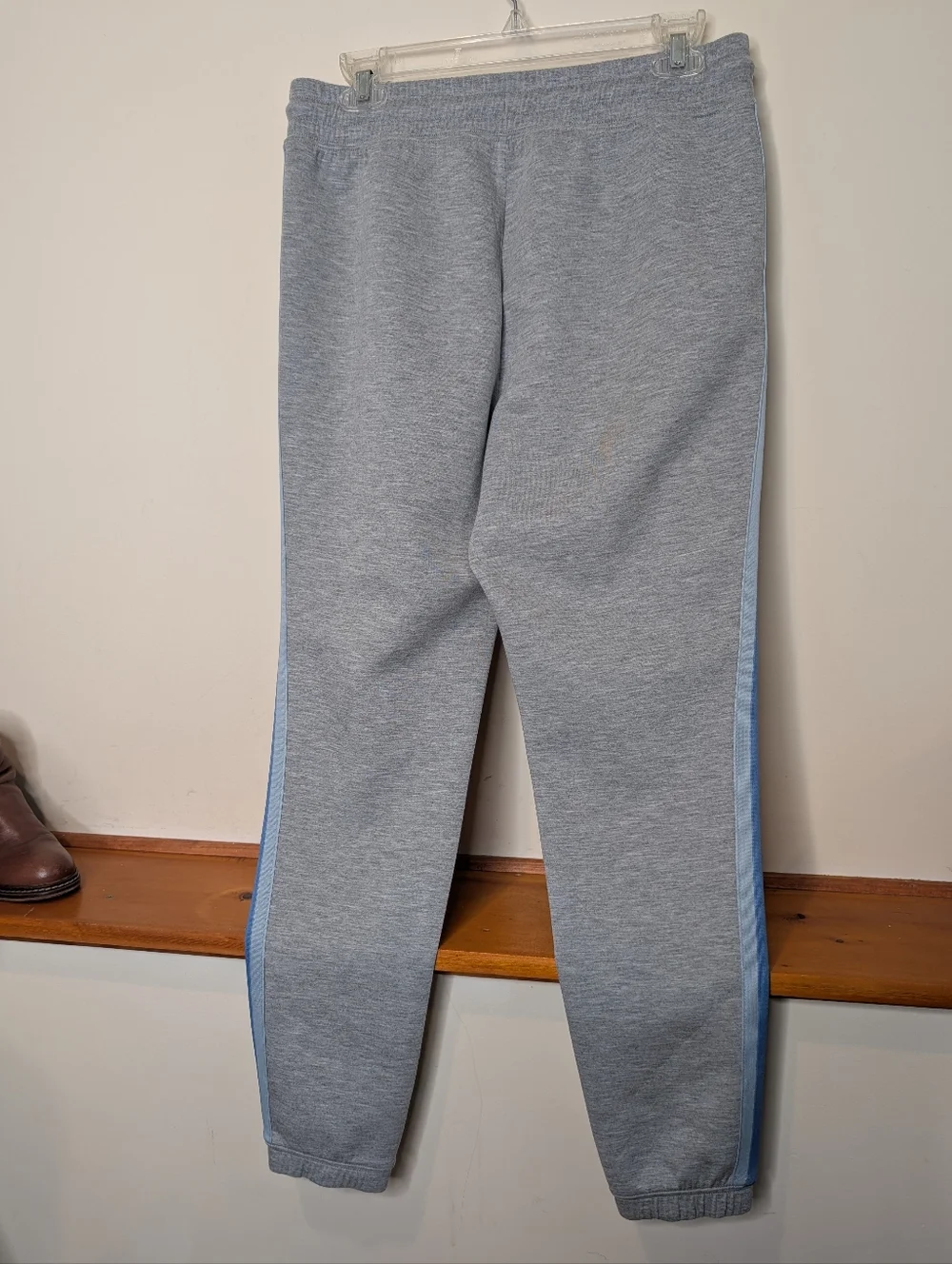 Southern Tide Jogger Sweatpants Gray Blue Side Stripe S Fleece